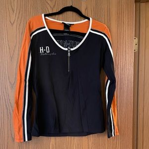 Harley Davidson Long sleeve 1/4 zip